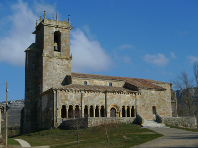 Iglesia de los santos Juan y Basilisa en Rebolledo de la Torre (Burgos)